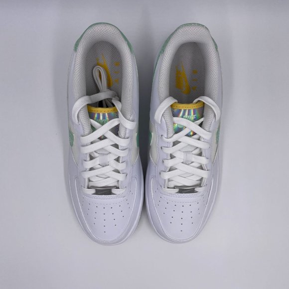 Nike Air Force 1 LV8 White / Mint Womens Shoes - Picture 5 of 8
